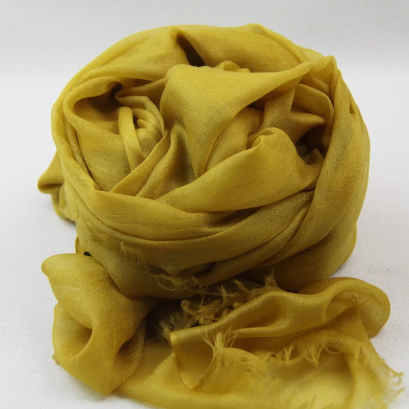 وشاح كشمير 100% من الفئة 400S، ماركة فاخرة، شال كشمير رقيق، مناسب للصيف والشتاء، وشاح كشمير ناعم وطويل للنساء