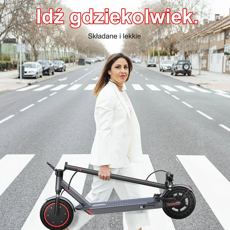 AOVOPRO AP07 Electric Scooter 350W Dual Suspension Turn Signals Foldable