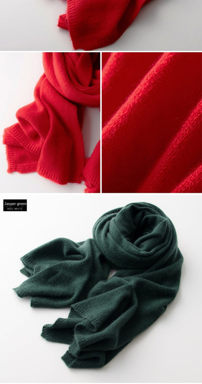 وشاح جديد من الكشمير الخالص ١٠٠٪، محبوك للنساء، مناسب للشتاء والخريف. أنيق وعصري! وشاح من الكشمير الخالص ١٠٠٪ للرجال والنساء.