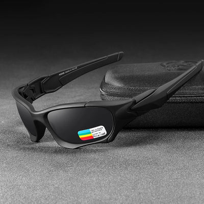 نظارات شمسية KDEAM الرياضية الخارجية المستقطبة للرجال بإطار منحني مقطوع وعدسات مقاومة للإجهاد ونظارات شمسية للنساء KD0623