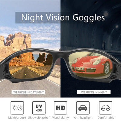 نظارات شمسية KDEAM الرياضية الخارجية المستقطبة للرجال بإطار منحني مقطوع وعدسات مقاومة للإجهاد ونظارات شمسية للنساء KD0623