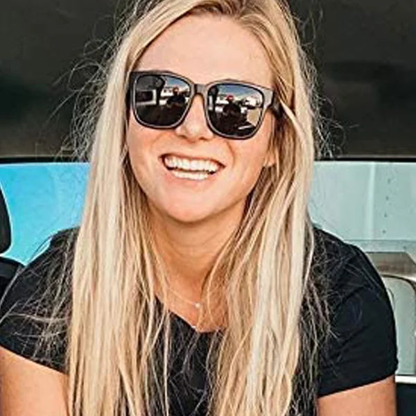 نظارات شمسية جديدة عالية الجودة فاخرة من Heat Wave موديل 2024، نظارات شمسية مستقطبة مربعة العدسات متصلة للنساء والرجال، نظارات شمسية UV400