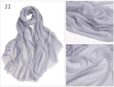 وشاح كشمير 100% من الفئة 400S، ماركة فاخرة، شال كشمير رقيق، مناسب للصيف والشتاء، وشاح كشمير ناعم وطويل للنساء