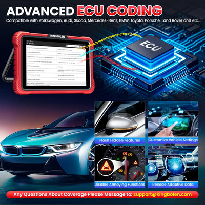 New Arrival K10 Elite All System OBD2 Scan Tool Topology Map Automotive ECU Coding Scanner Upgrade of KINGBOLEN K10