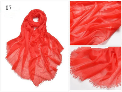 وشاح كشمير 100% من الفئة 400S، ماركة فاخرة، شال كشمير رقيق، مناسب للصيف والشتاء، وشاح كشمير ناعم وطويل للنساء