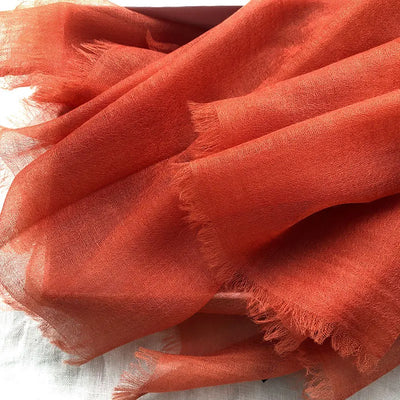 وشاح كشمير 100% من الفئة 400S، ماركة فاخرة، شال كشمير رقيق، مناسب للصيف والشتاء، وشاح كشمير ناعم وطويل للنساء