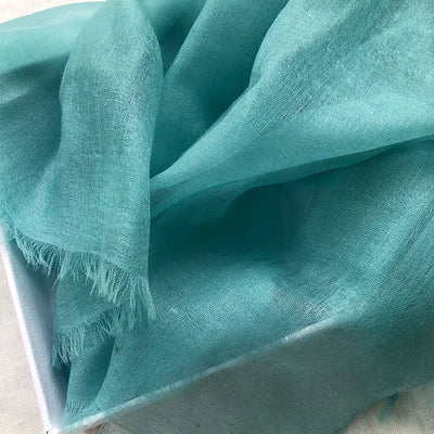 وشاح كشمير 100% من الفئة 400S، ماركة فاخرة، شال كشمير رقيق، مناسب للصيف والشتاء، وشاح كشمير ناعم وطويل للنساء