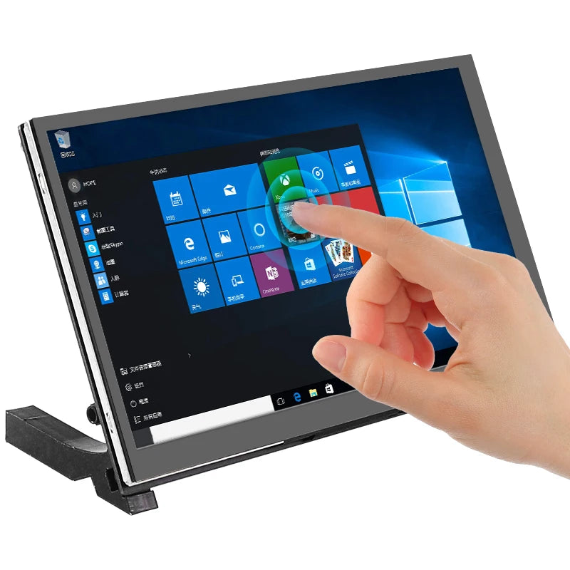 شاشة Raspberry Pi 5 تعمل باللمس مقاس 7 بوصات IPS 1024x600 HD LCD متوافقة مع HDMI لشاشة ثانوية RPI 4B 3B+ OPI 5 AIDA64 PC
