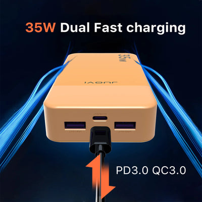 FCC Approved 35W Fast Charging Laptop Compatible High Capacity 20000mAh Portable Charger Waterproof LCD Power Bank Station