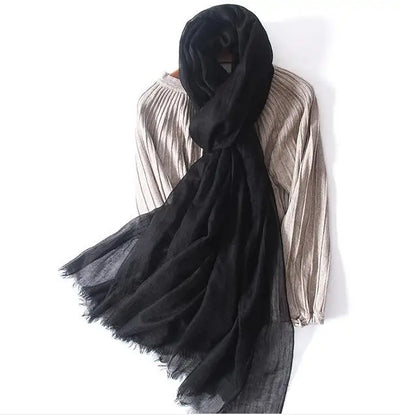 شال صيفي رقيق من Naizaiga 100 كشمير للسيدات، وشاح كبير الحجم فاخر من الباشمينا، JYFZ1