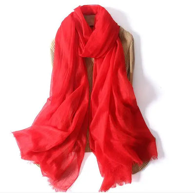 شال صيفي رقيق من Naizaiga 100 كشمير للسيدات، وشاح كبير الحجم فاخر من الباشمينا، JYFZ1