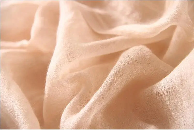 شال صيفي رقيق من Naizaiga 100 كشمير للسيدات، وشاح كبير الحجم فاخر من الباشمينا، JYFZ1