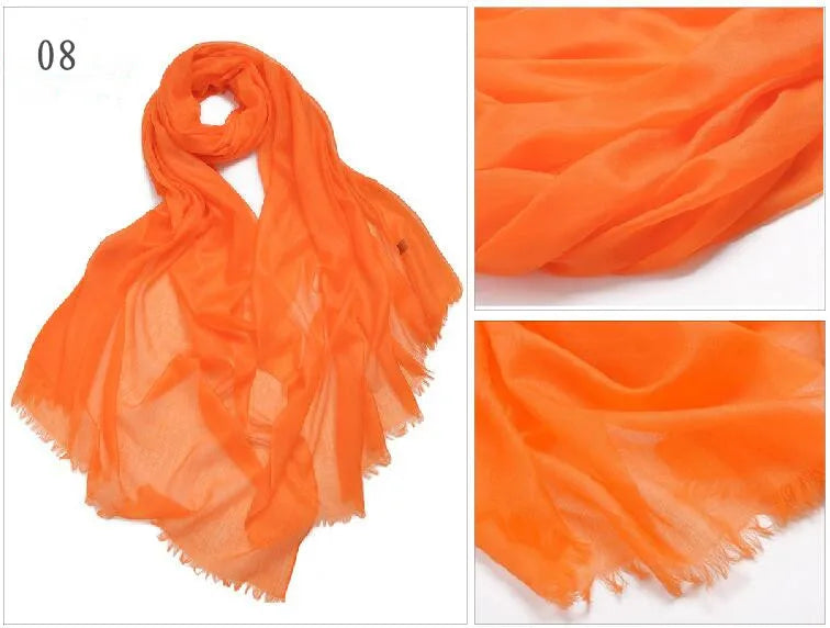 وشاح كشمير 100% من الفئة 400S، ماركة فاخرة، شال كشمير رقيق، مناسب للصيف والشتاء، وشاح كشمير ناعم وطويل للنساء