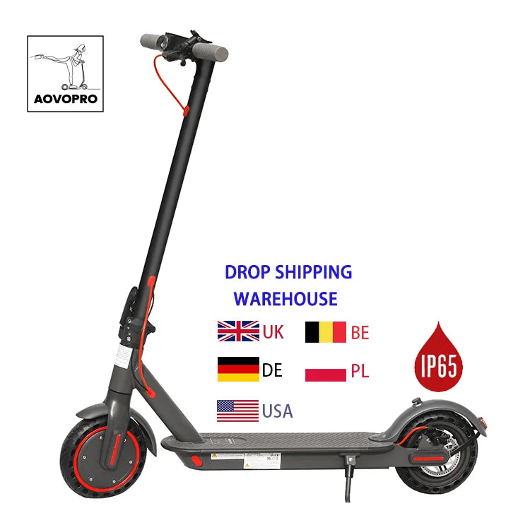 New 2025 AOVOPRO ES80 Electric Scooter Long Range High Speed Foldable Electric Scooter