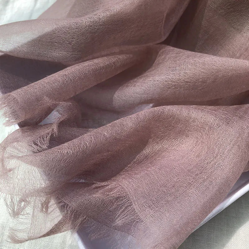 وشاح كشمير 100% من الفئة 400S، ماركة فاخرة، شال كشمير رقيق، مناسب للصيف والشتاء، وشاح كشمير ناعم وطويل للنساء