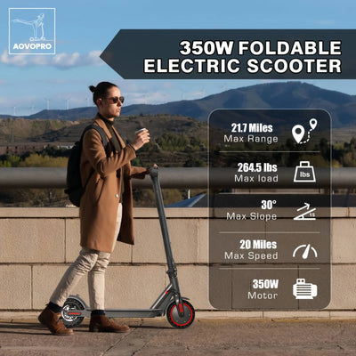 New 2025 AOVOPRO ES80 Electric Scooter Long Range High Speed Foldable Electric Scooter