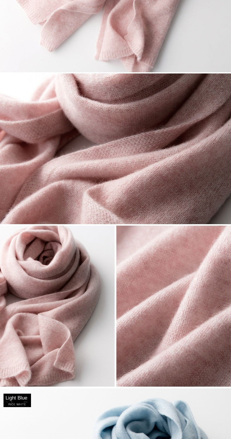 وشاح جديد من الكشمير الخالص ١٠٠٪، محبوك للنساء، مناسب للشتاء والخريف. أنيق وعصري! وشاح من الكشمير الخالص ١٠٠٪ للرجال والنساء.