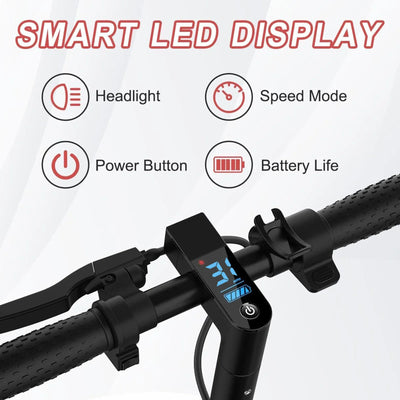 AOVOPRO AP07 Electric Scooter 350W Dual Suspension Turn Signals Foldable