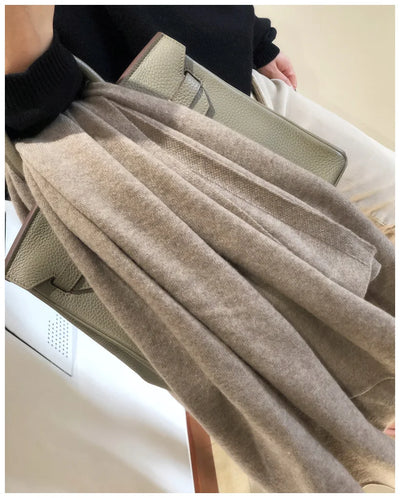 وشاح جديد من الكشمير الخالص ١٠٠٪، محبوك للنساء، مناسب للشتاء والخريف. أنيق وعصري! وشاح من الكشمير الخالص ١٠٠٪ للرجال والنساء.