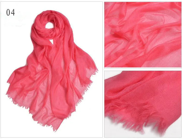 وشاح كشمير 100% من الفئة 400S، ماركة فاخرة، شال كشمير رقيق، مناسب للصيف والشتاء، وشاح كشمير ناعم وطويل للنساء