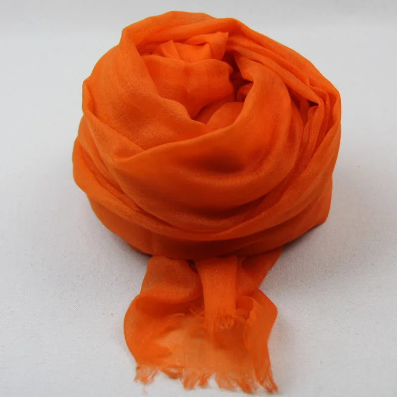 وشاح كشمير 100% من الفئة 400S، ماركة فاخرة، شال كشمير رقيق، مناسب للصيف والشتاء، وشاح كشمير ناعم وطويل للنساء