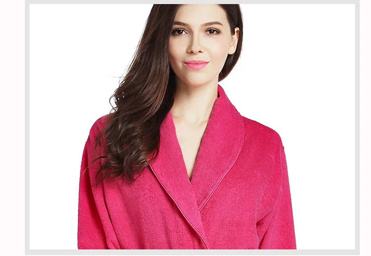 رداء حمام قطني 100%، رداء حمام ناعم للجنسين، رداء حمام رجالي ونسائي، رداء نوم، رداء حمام منزلي غير رسمي للرجال