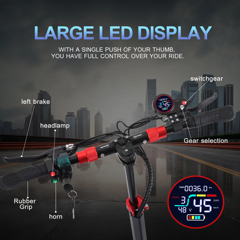 FREEBOY US EU UK Warehouse Hot Sale  Electric Scooter With Off-Road Tires Adults E Scooter Trotinette Electrique With Seat