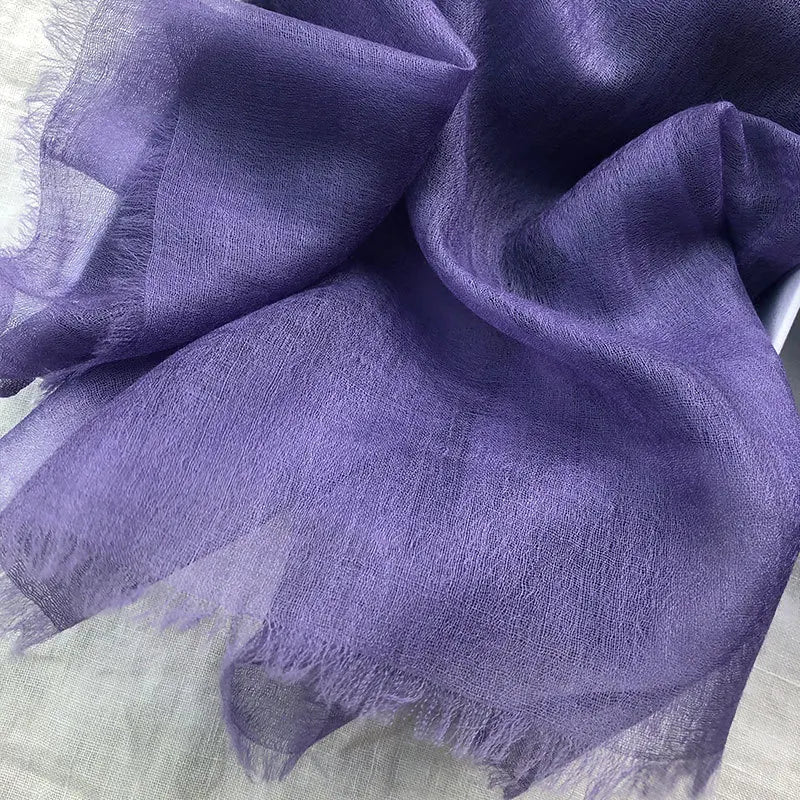 وشاح كشمير 100% من الفئة 400S، ماركة فاخرة، شال كشمير رقيق، مناسب للصيف والشتاء، وشاح كشمير ناعم وطويل للنساء