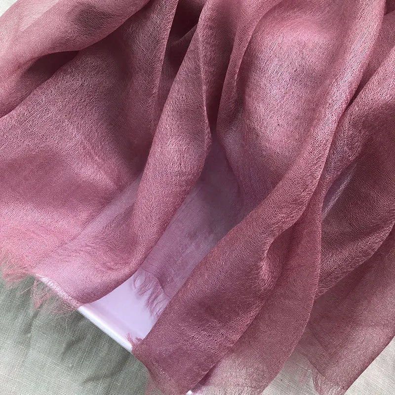 وشاح كشمير 100% من الفئة 400S، ماركة فاخرة، شال كشمير رقيق، مناسب للصيف والشتاء، وشاح كشمير ناعم وطويل للنساء