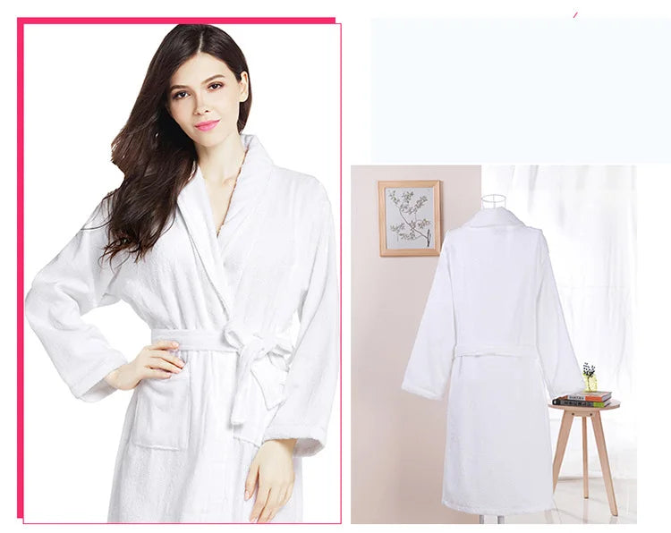 رداء حمام قطني 100%، رداء حمام ناعم للجنسين، رداء حمام رجالي ونسائي، رداء نوم، رداء حمام منزلي غير رسمي للرجال