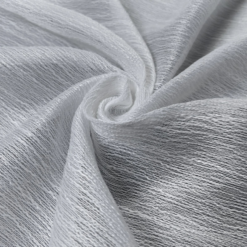 ستائر فندقية شفافة عالية الجودة من قماش الجاكار والتول الشفاف لغرفة النوم