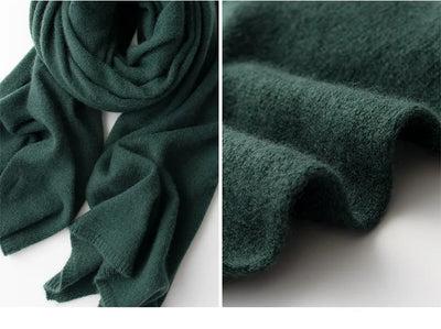 وشاح جديد من الكشمير الخالص ١٠٠٪، محبوك للنساء، مناسب للشتاء والخريف. أنيق وعصري! وشاح من الكشمير الخالص ١٠٠٪ للرجال والنساء.