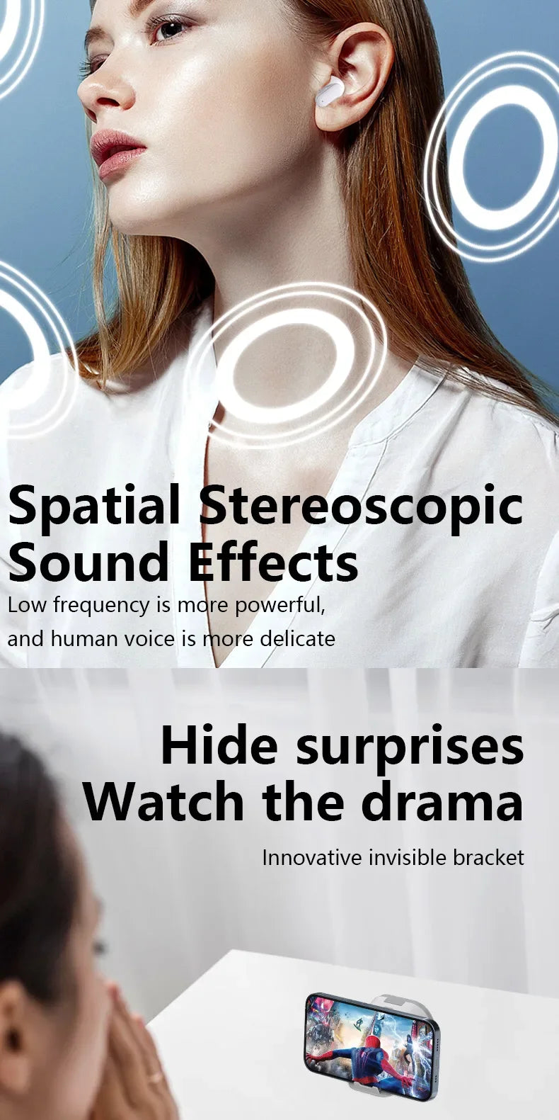 سماعات أذن شاومي اللاسلكية بتقنية البلوتوث، مضادة للضوضاء، رياضية، مقاومة للماء، متوافقة مع أنظمة أندرويد وiOS وأجهزة الكمبيوتر، عمر بطارية طويل