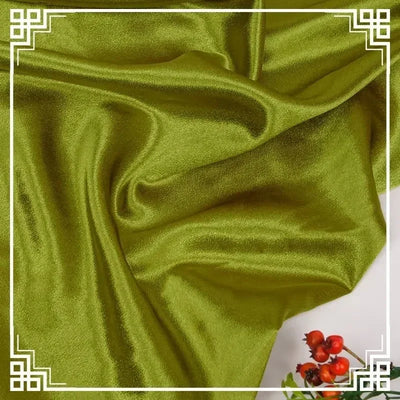 قماش ساتان كريستالي لامع سميك وثقيل بالمتر للملابس والفساتين وديكورات هانفو وقماش الخياطة اليدوي بلون أزرق سادة ومضاد للتجاعيد