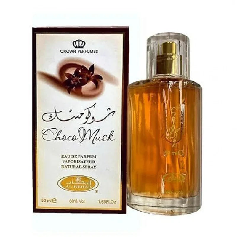 عطر عربي دبي كولونيا 50 مل عطر الرحاب شوكو مسك أو دو برفوم بخاخ للنساء عطور فاخرة من كراون