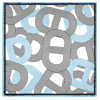 وشاح مربع نسائي من حرير التوت الخالص 100% مطبوع عليه رباط رأس ووشاح فاخر لزينة الشعر النسائية وأوشحة باندانا نسائية 53 سم