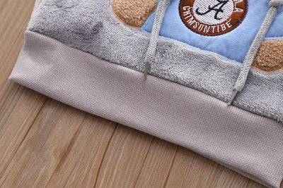 ملابس أطفال لفصل الخريف والشتاء، طقم بيجامات للأطفال من الصوف السميك، ملابس نوم للأطفال، طقم مكون من قطعتين، بدلات منزلية دافئة، ملابس أطفال