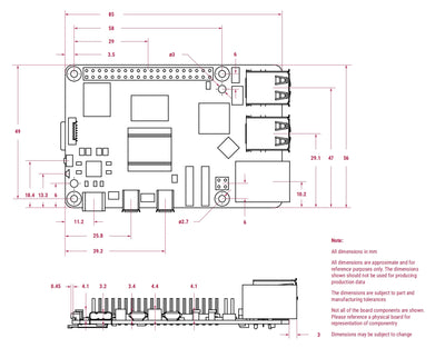 لوحة Raspberry Pi 5 Cortex-A76 Linux 4GB 8GB Arm Board Python Programlama PCIe Gigabit Ethernet USB3.0