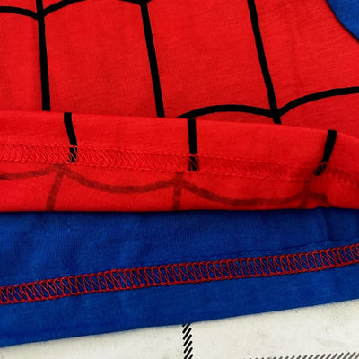 طقم بيجامات سبايدرمان للأطفال مع شحن مجاني، طقم ملابس نوم بأكمام طويلة برسومات كرتونية للأولاد والبنات من مجموعة هالك، مقاس 2-7 سنوات