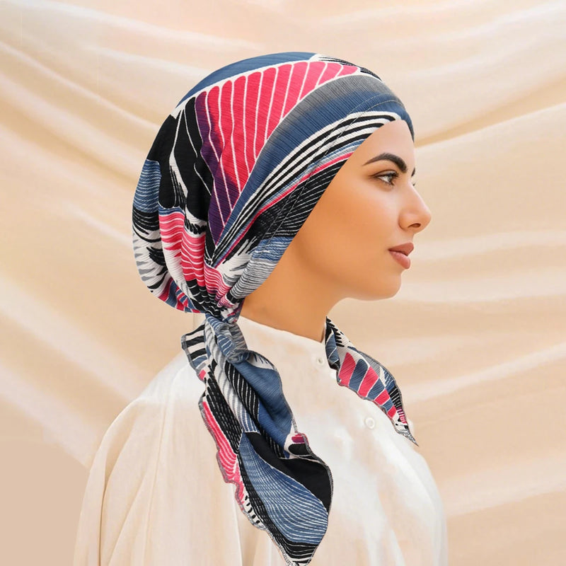 حجابات نسائية، غطاء رأس، حجاب، غطاء رأس للعلاج الكيميائي، عمامة، غطاء رأس مربوط مسبقًا، باندانا، غطاء رأس لعلاج تساقط الشعر بسبب السرطان، غطاء رأس، قبعة مطاطية