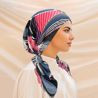 حجابات نسائية، غطاء رأس، حجاب، غطاء رأس للعلاج الكيميائي، عمامة، غطاء رأس مربوط مسبقًا، باندانا، غطاء رأس لعلاج تساقط الشعر بسبب السرطان، غطاء رأس، قبعة مطاطية