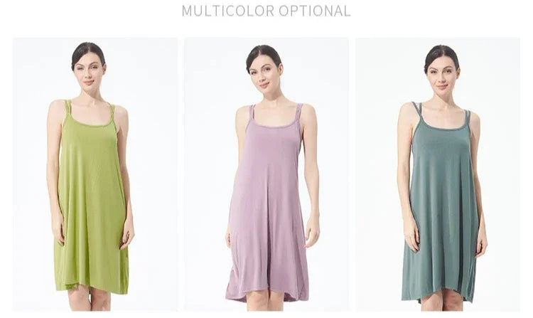 تنورة نسائية كاجوال أنيقة مثيرة مفتوحة الظهر كبيرة الحجم ذات قاعدة خلفية جميلة تنورة منزلية فضفاضة متقاطعة بأكمام طويلة