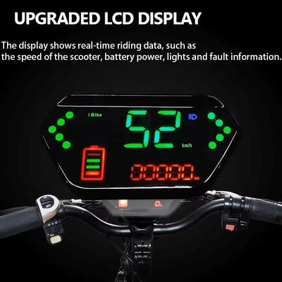 سكوتر كهربائي متعدد الموديلات، سرعة قصوى 45-80 كم/ساعة، محرك بدون فرشاة، نظام فرامل مزدوج، سكوتر كهربائي قابل للطي للبالغين