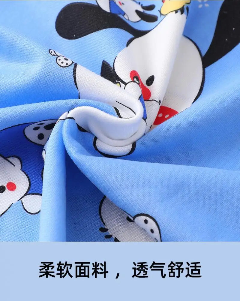 طقم بيجامات أطفال من قطعتين من الرسوم المتحركة بتصميم كرايون شين تشان بأكمام طويلة وبنطلون للبنات الصغار، ملابس نوم فضفاضة ولطيفة