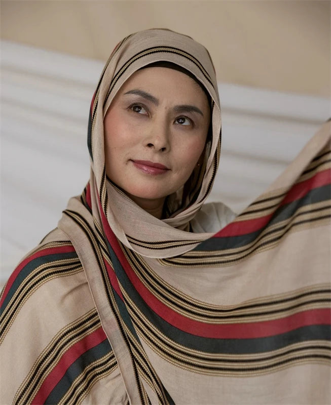 1Pcs Ramadan Hijab Leopard Print Women Bohemian Watercolor Soft Muslim Hijabs Floral Breathable Shawl Wrap Scarf Headscarf Warm