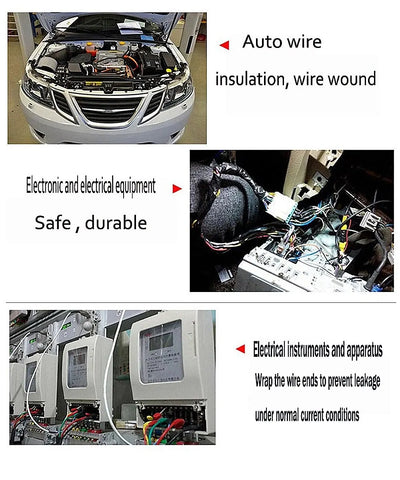 شريط لاصق مقاوم للحرارة ومقاوم للهب من شركة كوروبلاست بطول 15 مترًا لحماية أسلاك أسلاك السيارات
