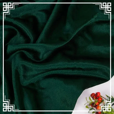 قماش ساتان كريستالي لامع سميك وثقيل بالمتر للملابس والفساتين وديكورات هانفو وقماش الخياطة اليدوي بلون أزرق سادة ومضاد للتجاعيد