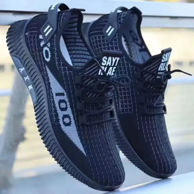 أحذية قماشية قديمة ربيعية وخريفية بنعل ناعم 2025، أحذية شبكية قابلة للتنفس، أحذية غير قابلة للانزلاق، مقاومة للتآكل، أحذية عمل كاجوال منخفضة الارتفاع