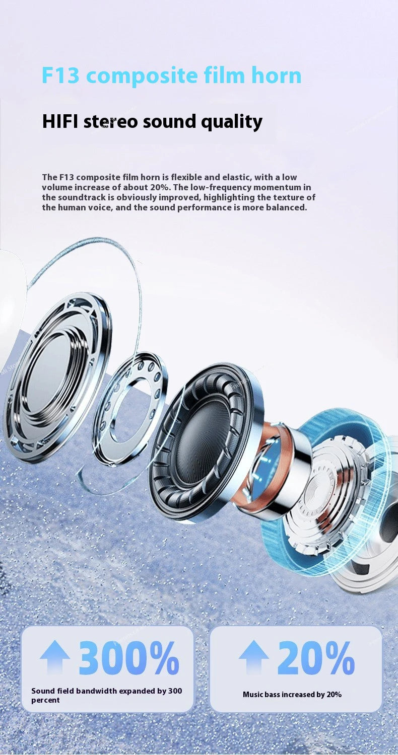 سماعات Xiaomi Zero Sense Comfort بصوت ثلاثي الأبعاد بزاوية 360 درجة وخفيفة الوزن ومضادة للضوضاء وصوت ستيريو عالي الدقة مع ميكروفون