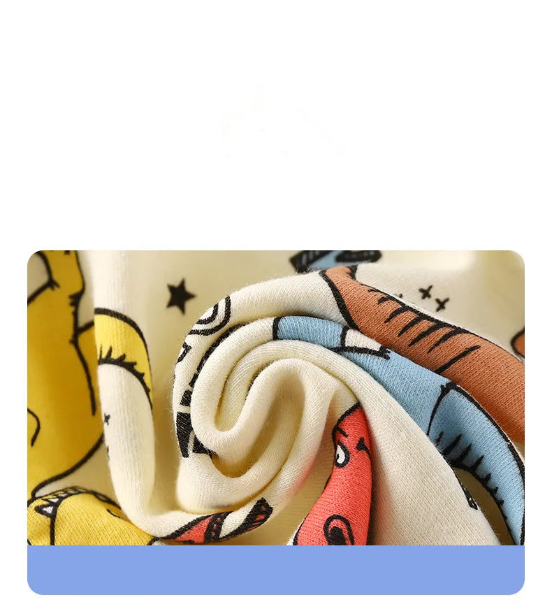 ملابس الأطفال مجموعات الأطفال ملابس الأطفال الأولاد والبنات ملابس الخريف والشتاء القطنية السراويل ملابس النوم الملابس الداخلية